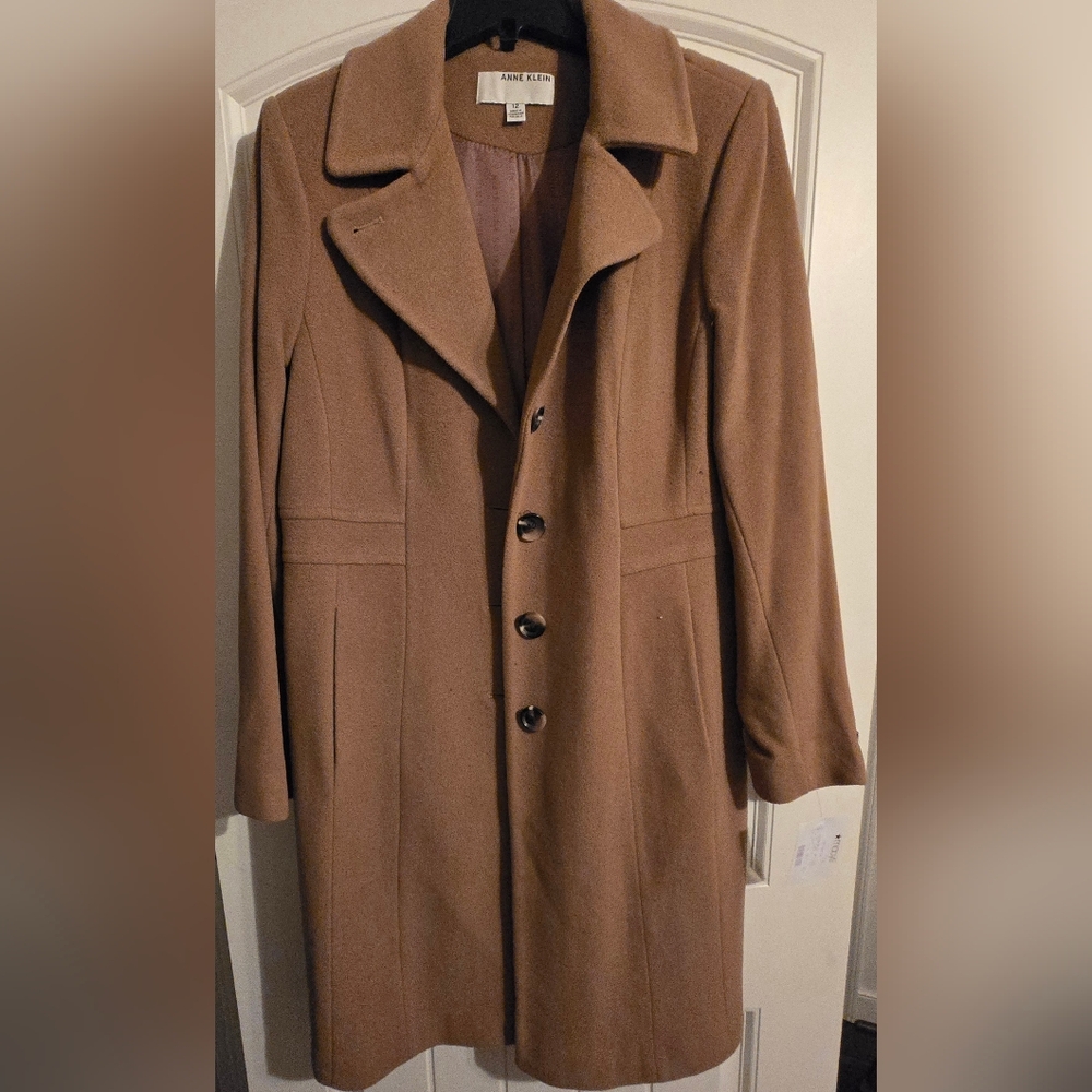 Anne Klein Women's Tan Trench Coat
